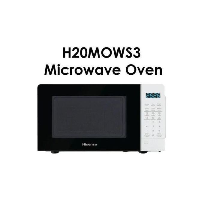 Hisense H20MOMS11 - 20 Liters Microwave - White (2YRs WRTY)