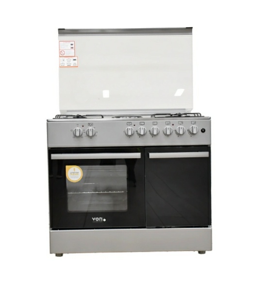 Von Cooker 4 Gas + 2 Electric - VCF964241NFS, Silver