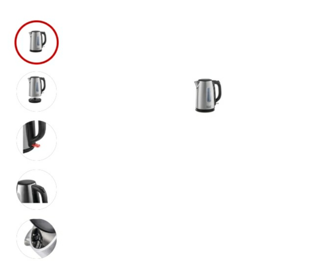 BLACK+DECKER JC450-B5 Cordless Kettle, Stainless Steel - 1.7L